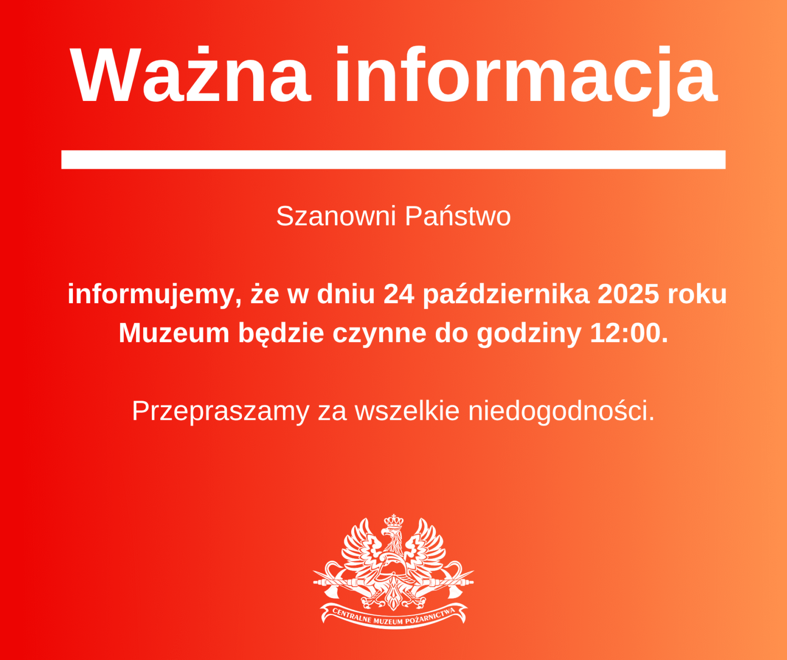 Muzeum nieczynne 30.05(1)